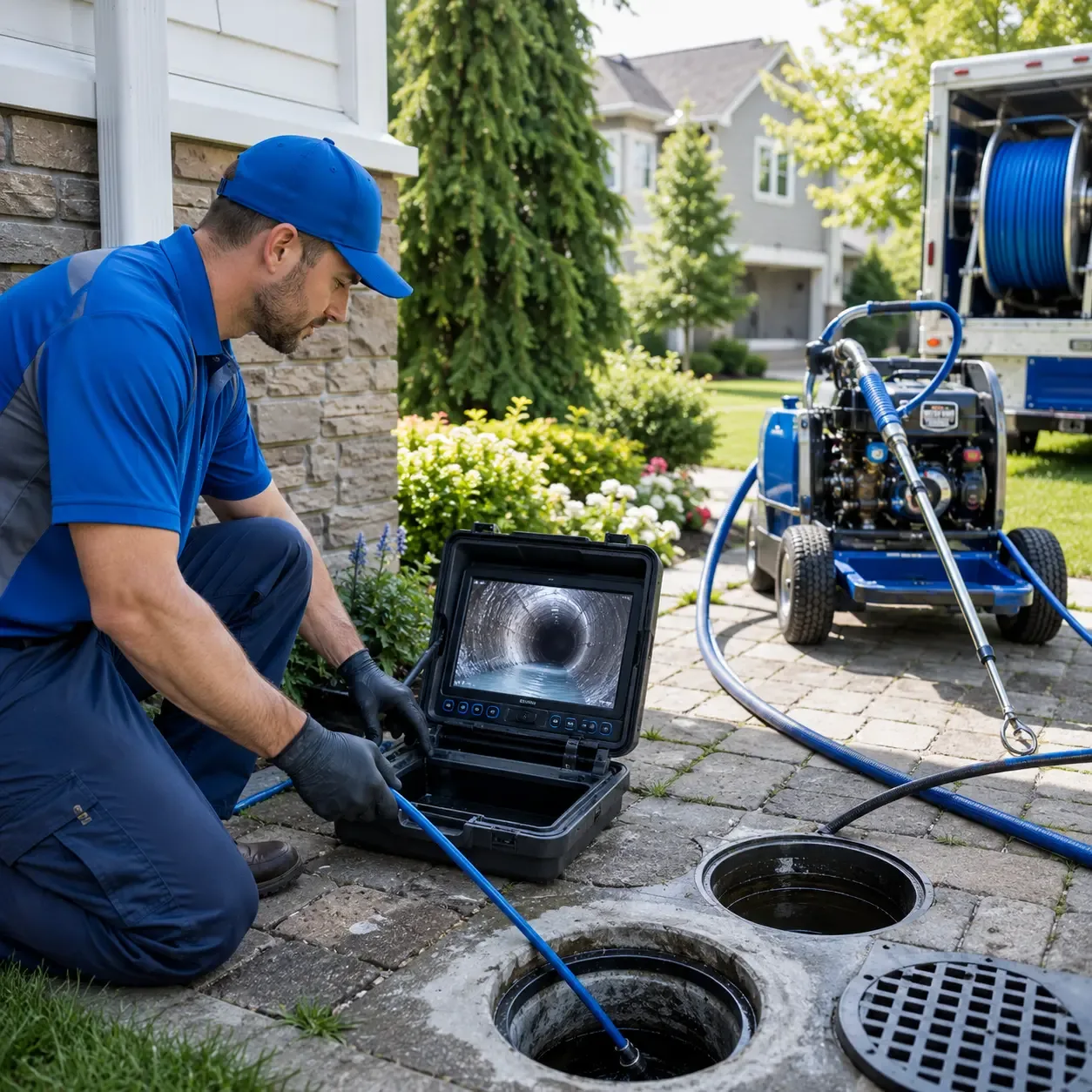 Outdoor drain cleaning professionals serving New Tazewell, TN